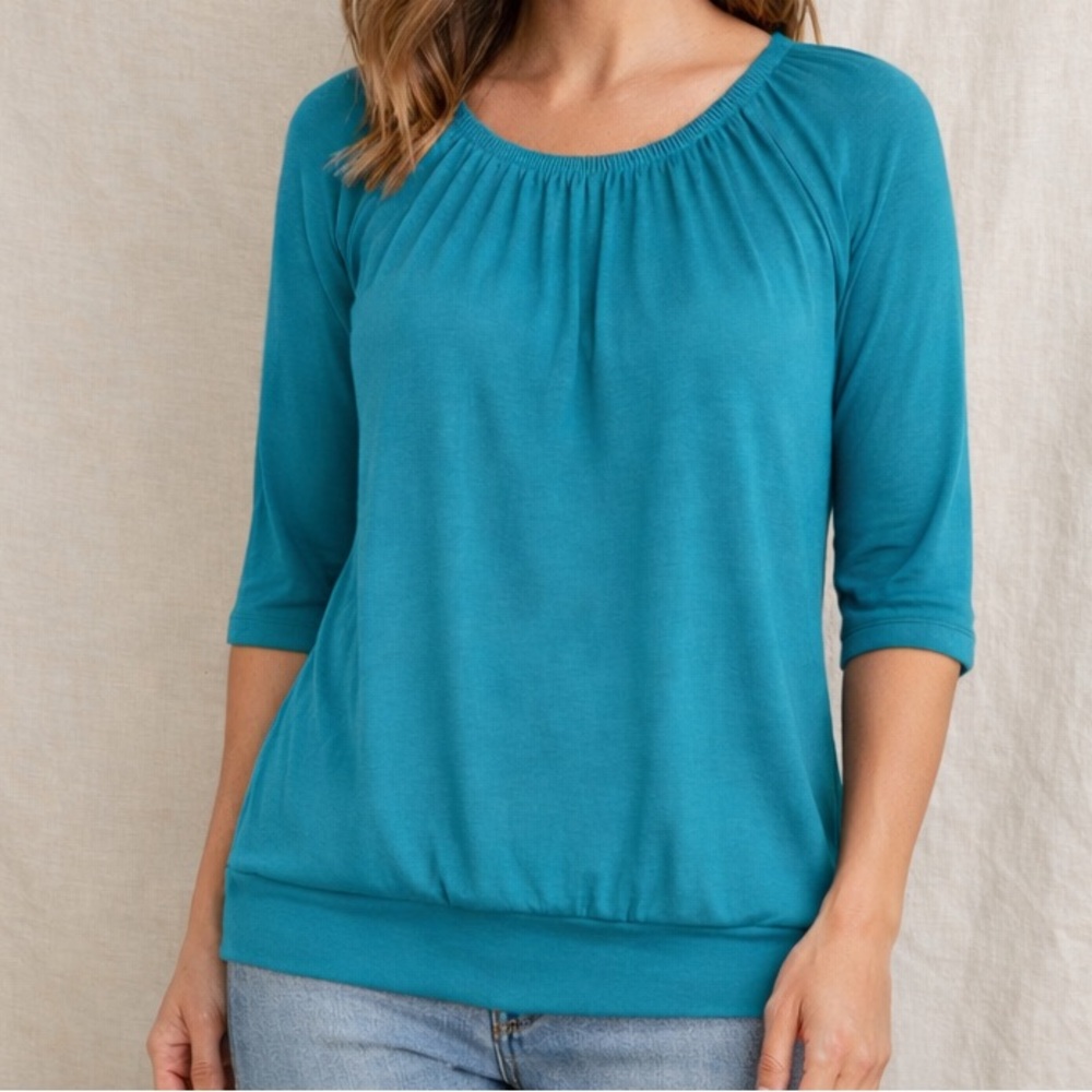 NEW YORK & Co Teal Women's Top Size M
